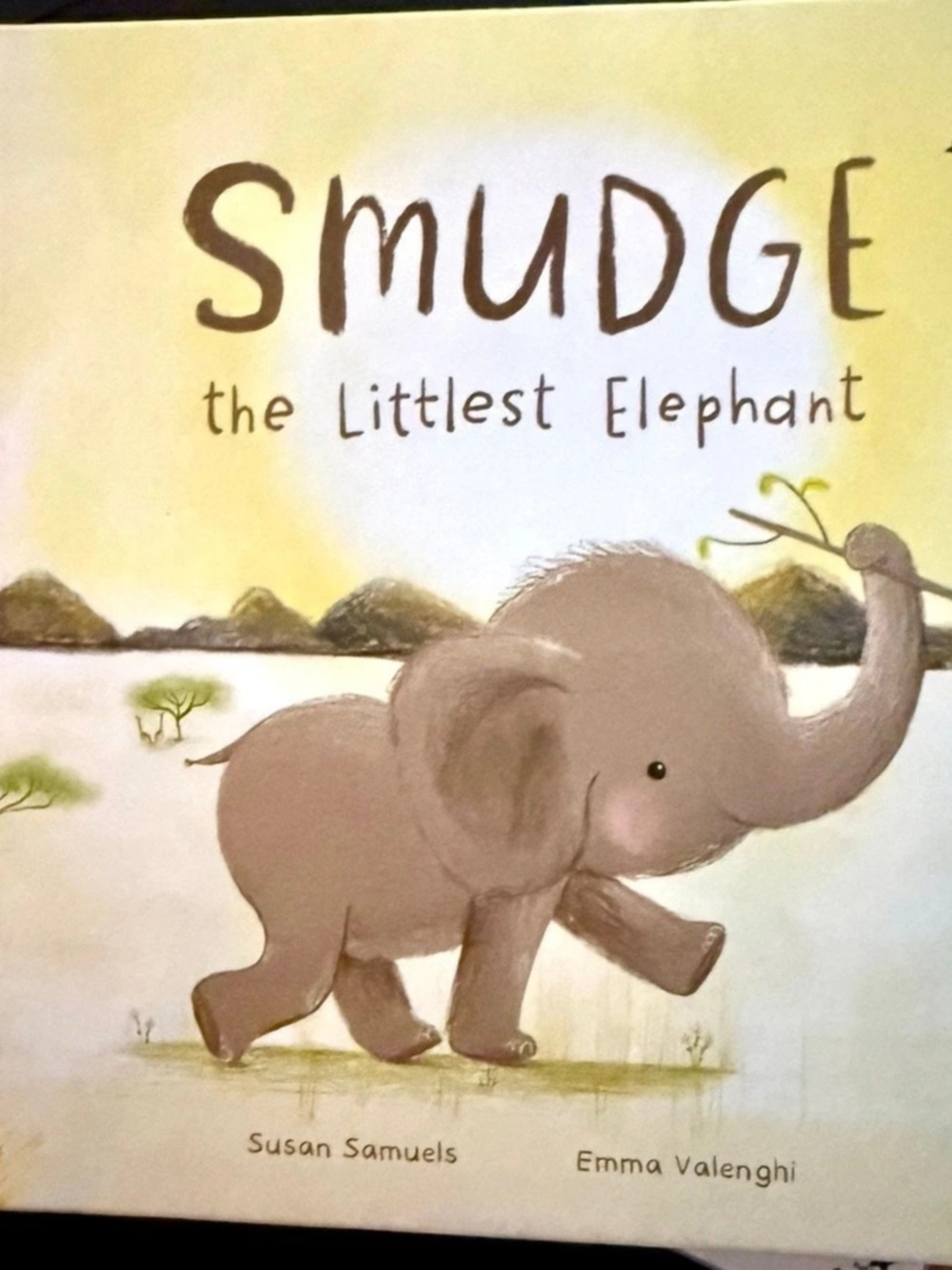 Jellycat Books Smudge the Littlest Elephant Children's Picture Book